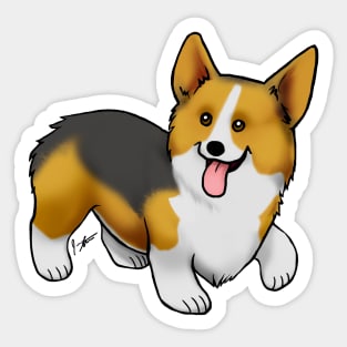 Dog - Pembroke Welsh Corgi - Sable Sticker